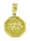 Mertzios.gr Charm Zodiac Sign from Gold 14K