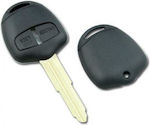 Car Key Shell with Blade with 2 Buttons for Mitsubishi 2 Button