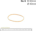 +Efo Νο 6 Λαστιχάκια Συσκευασίας με Διάμετρο 40mm Καφέ 100gr
