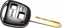 Car Key Shell with Blade with 2 Buttons for Toyota and Blade TOY47