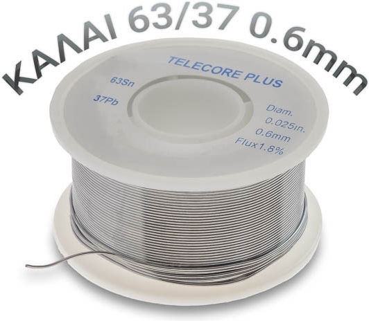 Telecore Plus Solder WIres 63/37 0.6mm 110gr