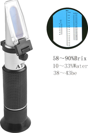 Refractometru Instrumente de măsurare pentru vinificație Miere 58~90% Brix 38~43 THE01513