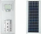 Straßen-Solarleuchte 50W 2000lm mit Bewegungssensor, Fotokontakt und Fernbedienung IP65 50cmx22cmx4cmcm