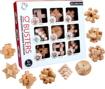 IQ Busters Puzzle din Lemn pentru 6+ Ani 15735 9buc