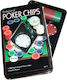 Set 100 Poker Chips in Metallic Box
