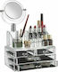 Kosmetikorganisator mit 4 Schubladen Transparent 36x24x14cm