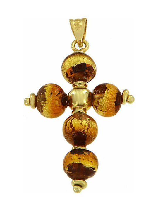 Mertzios.gr Gold Cross 14K