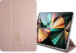 Guess Saffiano Flip Cover Synthetic Leather / Silicone Pink (iPad Pro 2021 12.9") GUIC12PUSASPI