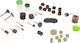 Multitool Set Heads and Accessories Set 105 Pieces 1018.130