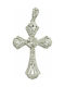 Mertzios.gr White Gold Cross 18K