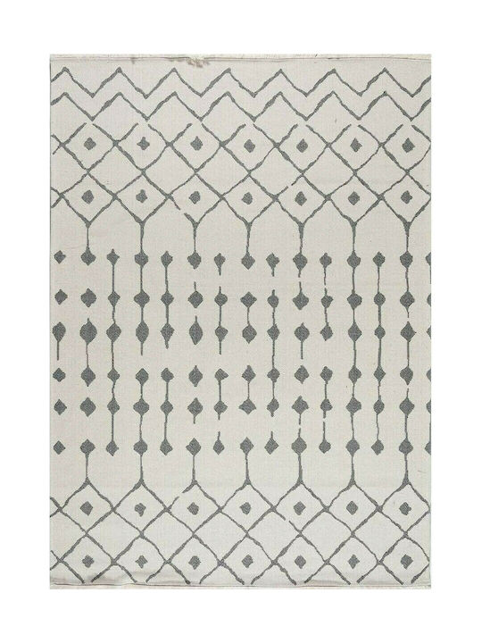 Balsan Χαλί Ορθογώνιο Καλοκαιρινό Βαμβακερό Grey / Beige