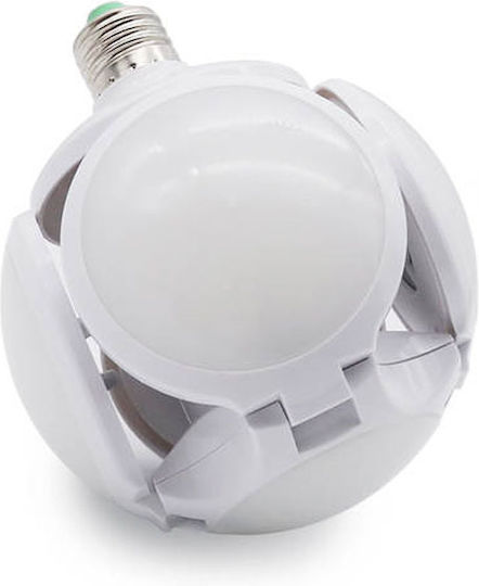 Football UFO Lamp Lustră Decorativă cu Soclu pentru Bec E27 Argintiu