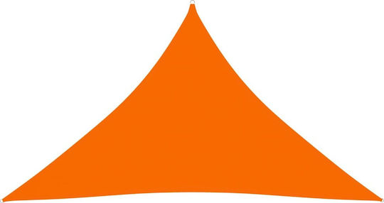 vidaXL Triangle Shade Sail Orange 3x3m made of Oxford fabric