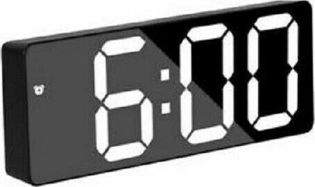 IQ GH0712L Tabletop Digital Clock with Alarm Black