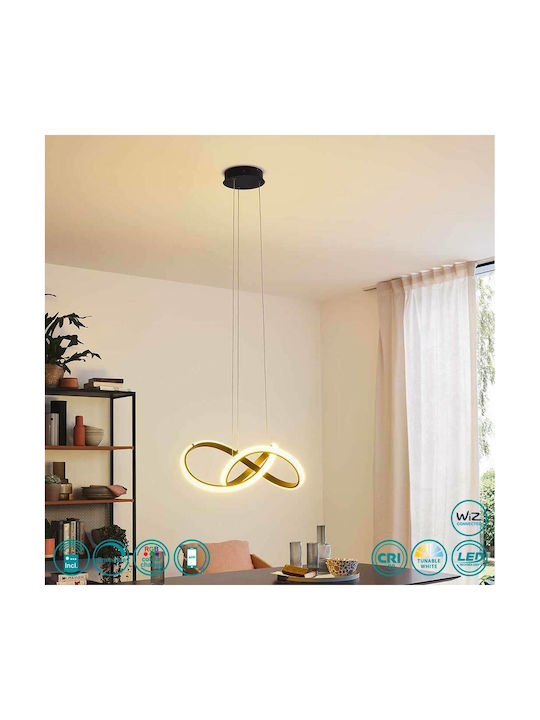 Wofi Pendant Light Black 53cm