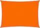 vidaXL Rechteckig Sonnensegel Orange mit PU-Bes...