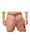 Sail Y1550-08 Men's Swimwear Shorts Peach with Patterns