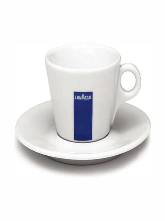 Lavazza Porcelain Cappuccino Cup Set White