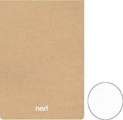 Next Eco Dots Flexi Notebook Block 80 Sheets B6 with Dots Beige