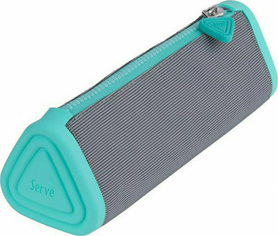 Serve Pencil Case with 1 Compartment Green