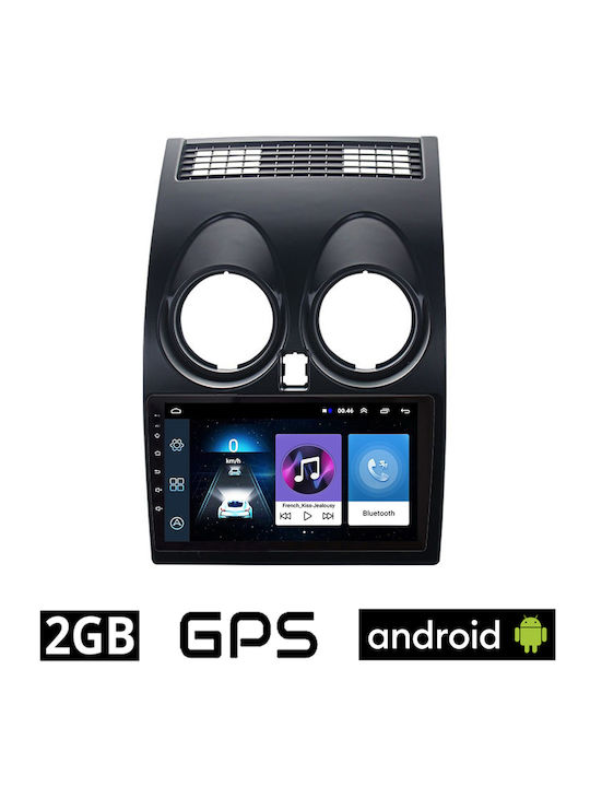 Ηχοσύστημα Αυτοκινήτου για Nissan Qashqai 2006-2013 (Bluetooth/USB/AUX/WiFi/GPS/Apple-Carplay/Android-Auto) με Οθόνη Αφής 9"