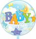 Μπαλόνι Baby Boy Διάφανο 45cm