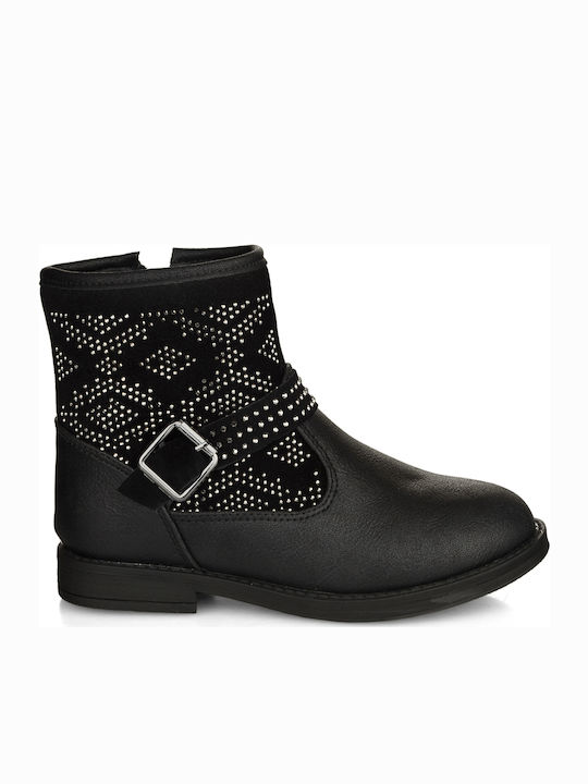 TT Kids Boots with Zipper Black