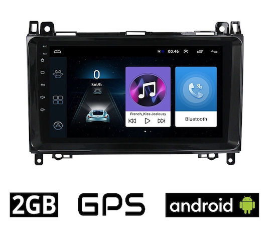 Car Audio System for Mercedes-Benz A Class (W169) 2004-2012 (Bluetooth/USB/AUX/WiFi/GPS/Apple-Carplay/Android-Auto) with Touch Screen 9"