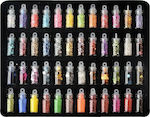 Κασετίνα με 48τμχ Strass for Nails in Various Colors 48pcs PS-106645
