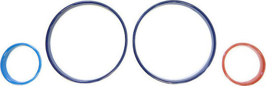 Carner Car Dashboard Decoration Dashboard Rings for BMW E39 95-04 / E38 94-01 / X5 E53 Polychrome 0019720
