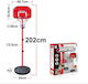 Blue Toys Kids' Indoor Basketball Hoop with Stand Flashing Enter Basketball with Stand