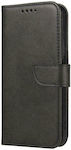 Hurtel Magnet Elegant Synthetic Leather Book Black (Poco X3 NFC / X3 Pro)