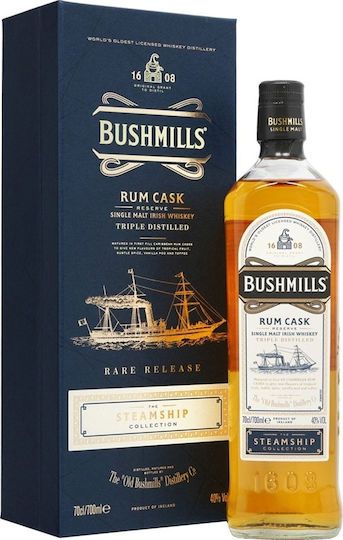 Rum Cask Reserve Steamship Collection Blended Malt Ουίσκι Ιρλανδίας σε Κουτί 40% 700ml