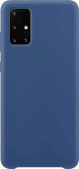 Hurtel Soft Flexible Rubber Back Cover Σιλικόνης Dark Blue (Galaxy S21 Ultra 5G)