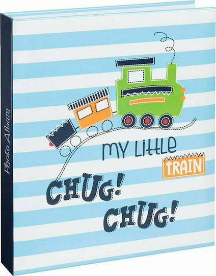 The Paper Box Παιδικό Άλμπουμ My Little Chug για 100 Φωτογραφίες Διαστάσεων 13x18εκ. Μπλε
