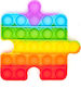 Pop it Fidget Puzzle Πολύχρωμο