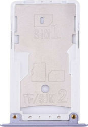Slot Card Sim Argintiu Redmi Note 4x