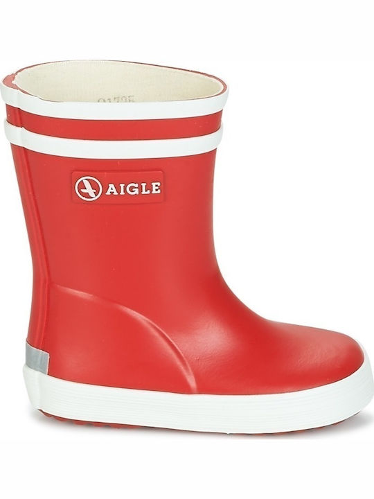 Kids Wellies 24858 with Internal Lining Red