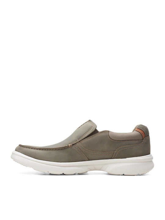 Bradley Men's Leather Moccasins Beige