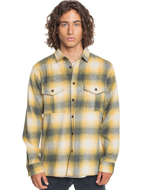 Fierce Volcano Long-sleeved Shirt Checked Honey Young
