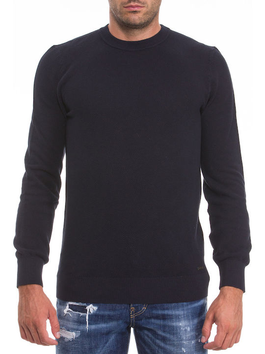 Hugo Boss Men's Long Sleeve Sweater Navy Blue