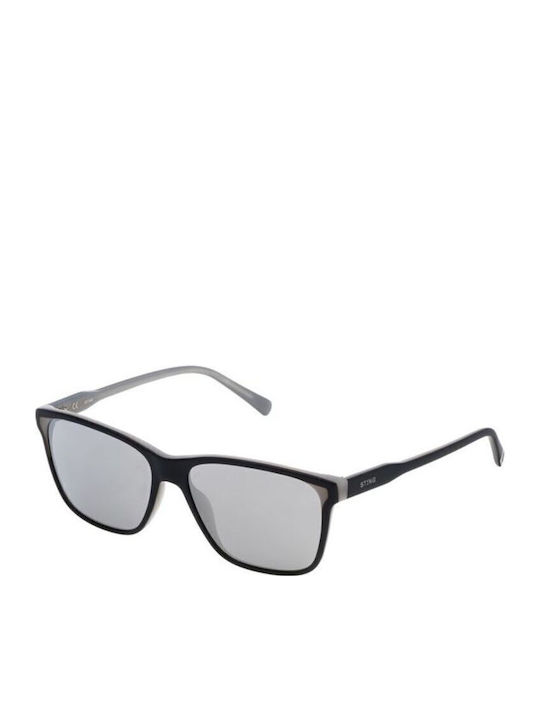 Sting Men's Sunglasses with Gray Plastic Frame and Gray Lens SST133 6HSX