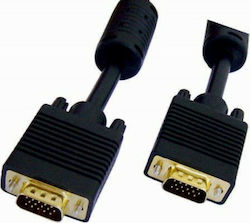 Bridgecable Кабел VGA мъжки - VGA мъжки Черен 20м (CPD009D)