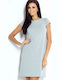 Ivon Summer Mini T-Shirt Dress Gray