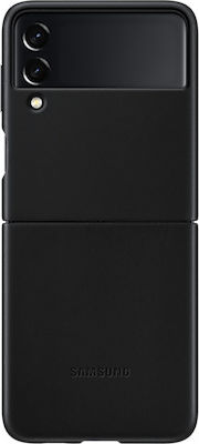 Samsung Leather Cover Μαύρο (Galaxy Z Flip3 5G)