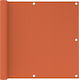 vidaXL Shade Divider Orange With Hoop 0.9x5m 16...