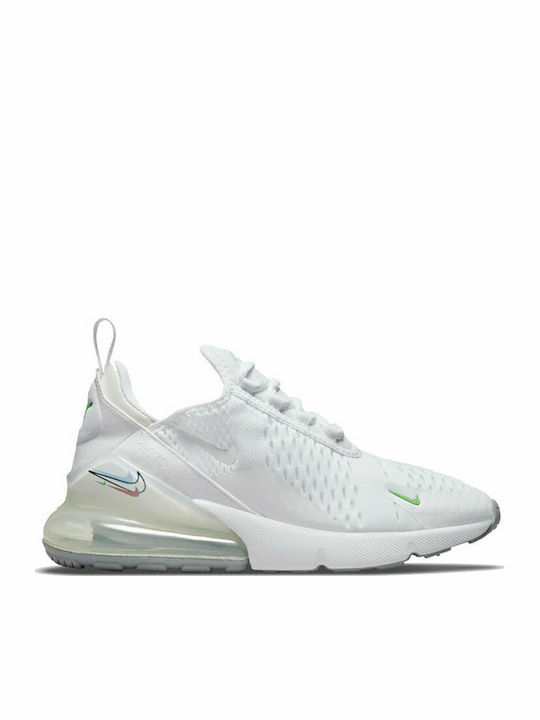 Air Max 270 Air Max 270 Gs Детски маратонки Low Бяло / Алуминий / Черно / Светлозелено Spark