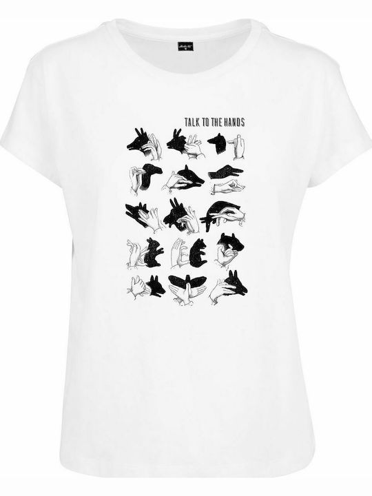 MT737 Γυναικείο Oversized T-shirt Λευκό
