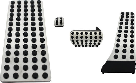 Carner KPMB01 Car Pedal Set for Mercedes Benz C Aluminum Silver 4pcs