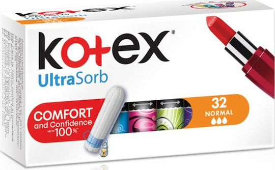 Kotex Tampoane UltraSorb pentru Flux Normal 32buc